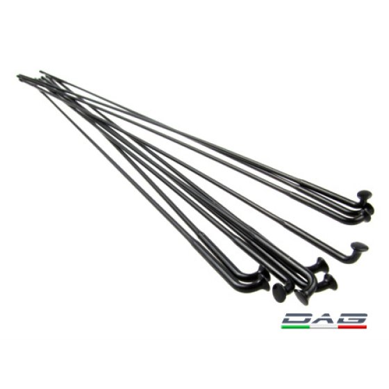 Sapim Raggi Laser testa piegata 2.0-1.5-2.0 Nero